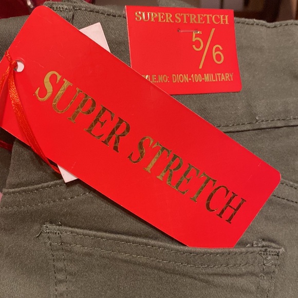 Military Green Rebel Love Super Stretch Skinny Jeans - Picture 2 of 2